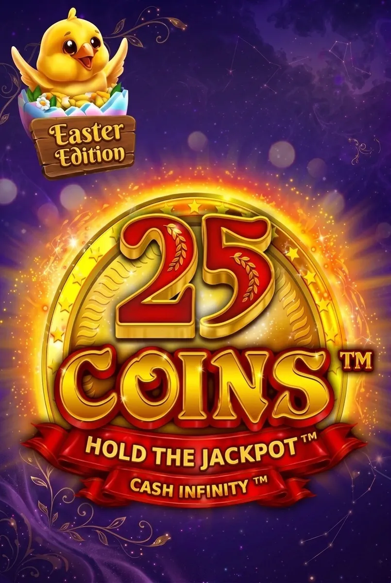 25 coins hold the jackpot cash infinity